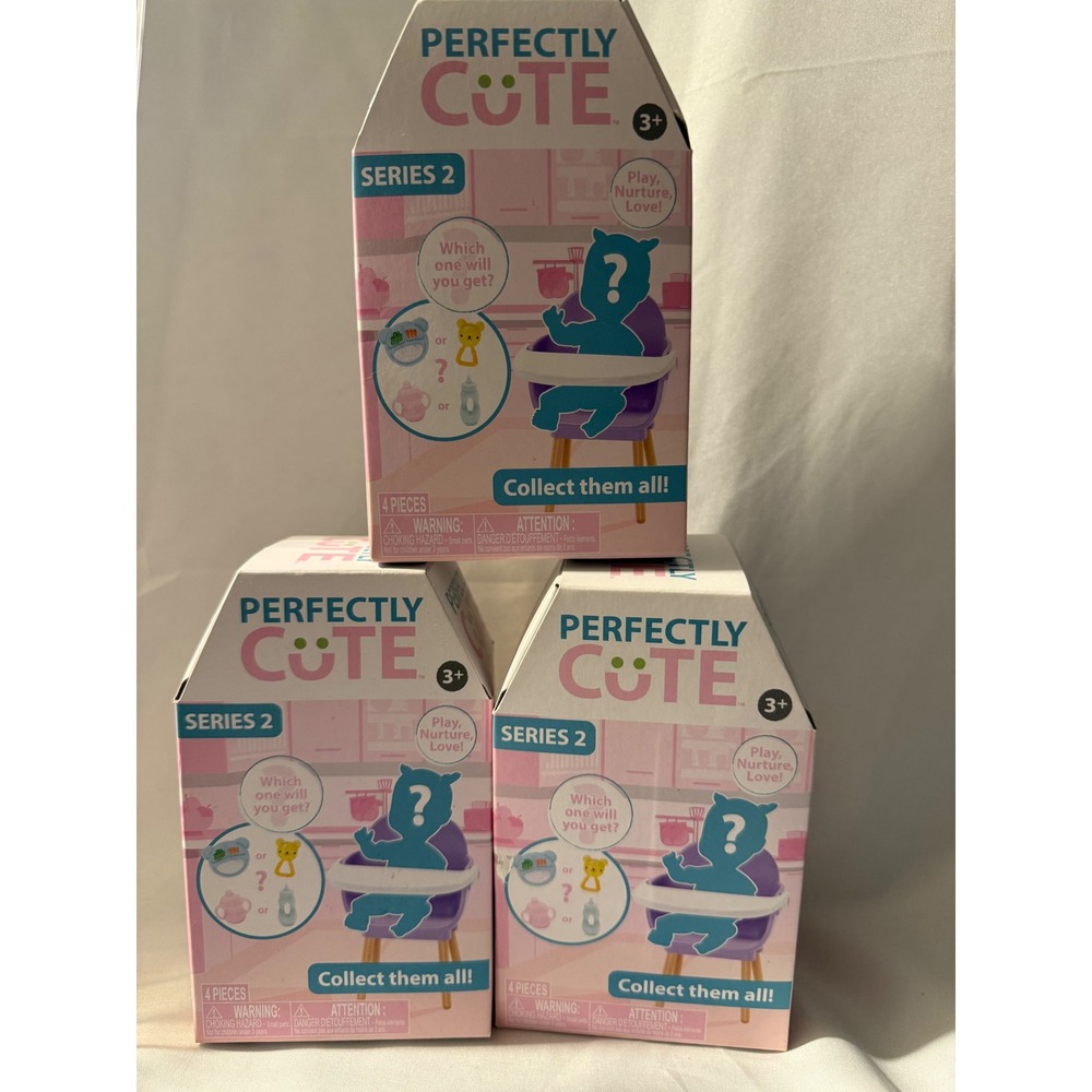 Lot of 3 Perfectly Cute Baby Doll Surprise Series 2 Mini Toy Blind Box New